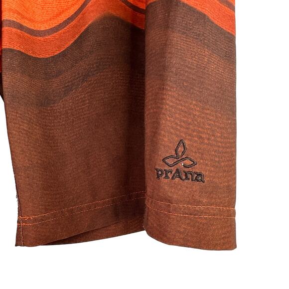 Prana Men's Striped Swim Board Shorts Size 34 - Picture 7 of 7